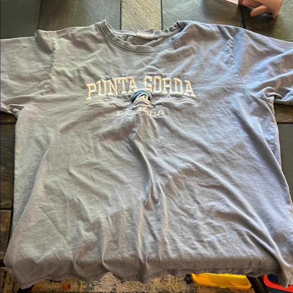 Gildan Blue Short Sleeve Tee Casual Comfort